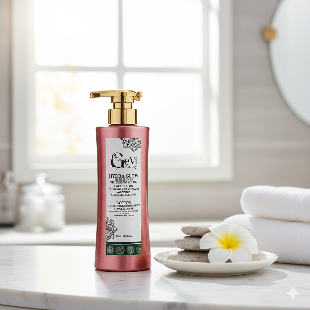 Hydra Glow, hydrating and Nourishing Face and Body Lotion