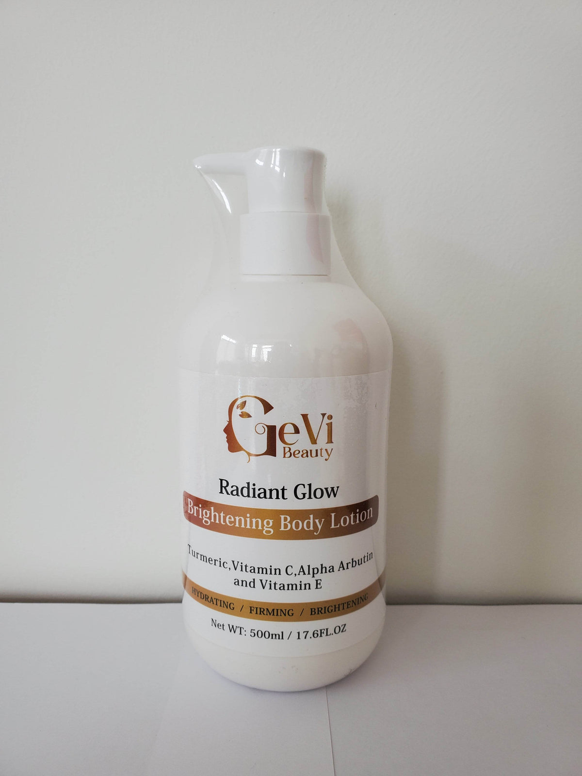 Radiant Glow Brightening, Moisturizing Body lotion 500ml - GeVi Beauty 