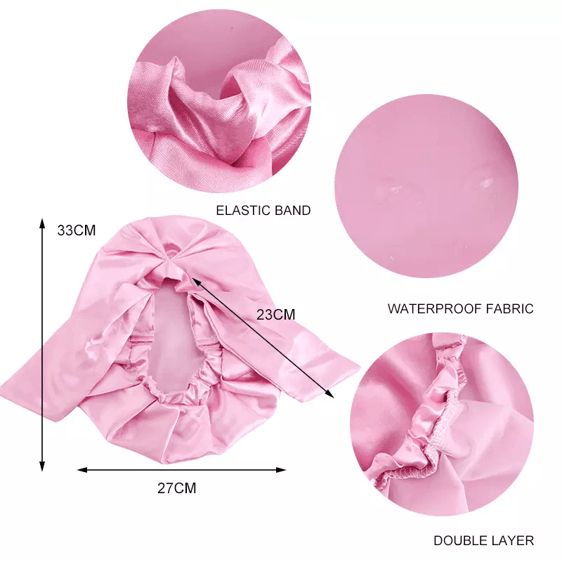Luxury Satin Shower Cap - GeVi Beauty 