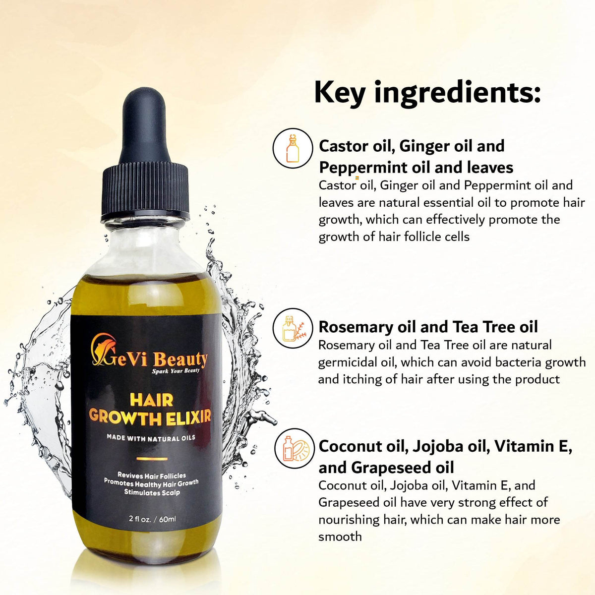 Hair Growth Elixir - GeVi Beauty 