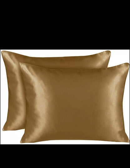 Satin Pillow Case Standard 2 pieces 20"x 30" GV Hair Beauty 